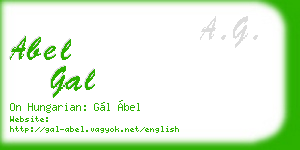 abel gal business card